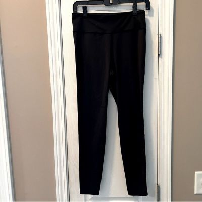 Walkpop Black Shiny Leggings Size S